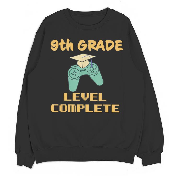 9th Grade Graduate Boys Girls Gamer Ninth Grade Graduation Unisex Sweatshirt