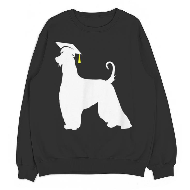 Afghan Hound Graduation Dog Graduate Men Women Kids Unisex Sweatshirt