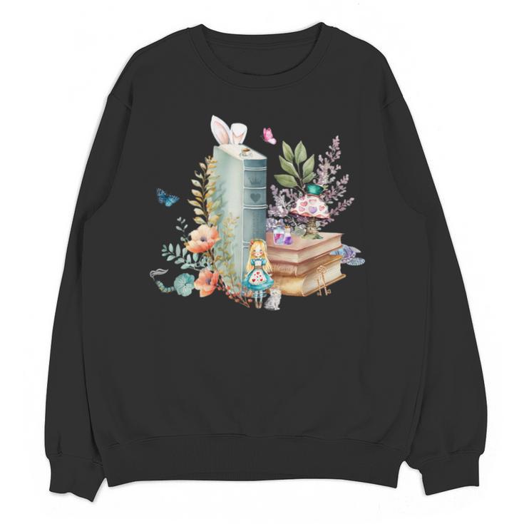 Alice In Wonderland Characters Lewis Carroll Book Lover Unisex Sweatshirt