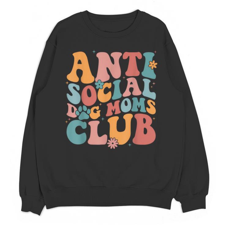 Anti Social Dog Moms Club Introvert Dog Mom Retro Men Women Unisex Sweatshirt Anti Social Dog Moms Club Introvert Dog Mom Retro Men Women Unisex Sweatshirt