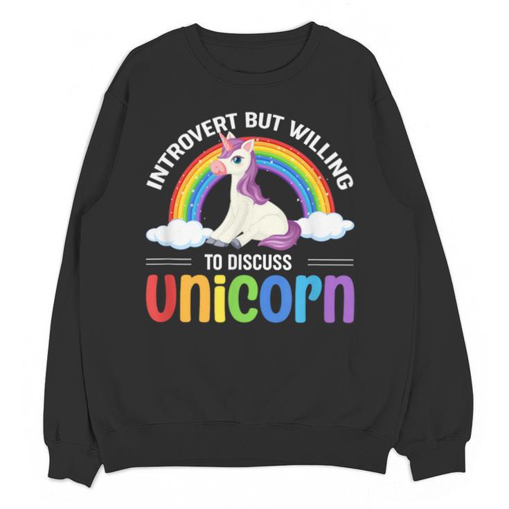 Anti Social Introvert Unicorn Lover Unicorns Unisex Sweatshirt