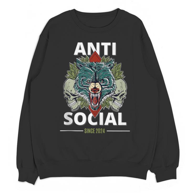 Antisocial Introvert I Like Being Alone Unisex Sweatshirt