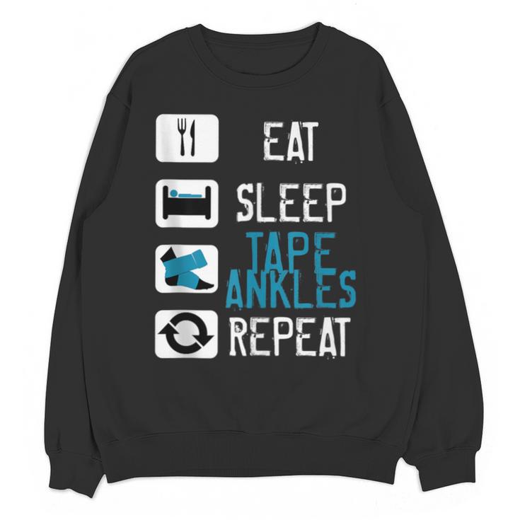 Athletic Trainer Eat Sleep Tape Ankles Graduation Unisex Sweatshirt