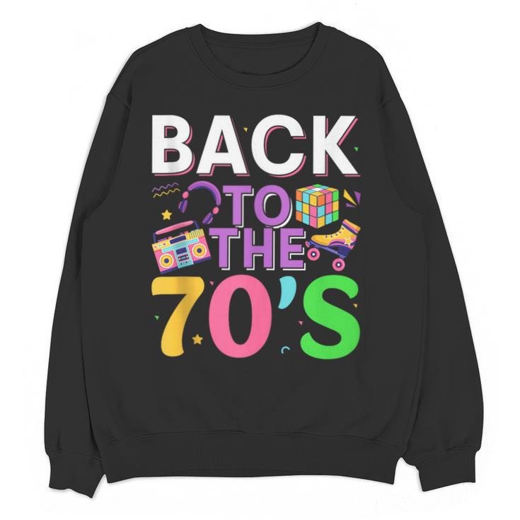 Back To The 70's Mixtape Era Nostalgia Retro 1970 70's Style Unisex Sweatshirt