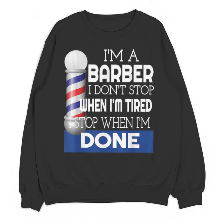 Barber Stylist Barber College Graduation Unisex Sweatshirt