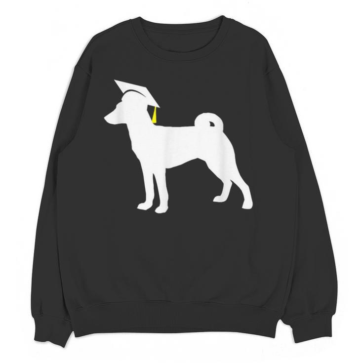 Basenji Graduation Dog Graduate Unisex Sweatshirt