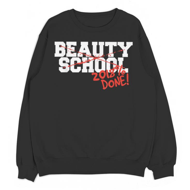 Beauty School Graduation Class Of 2018 Unisex Sweatshirt