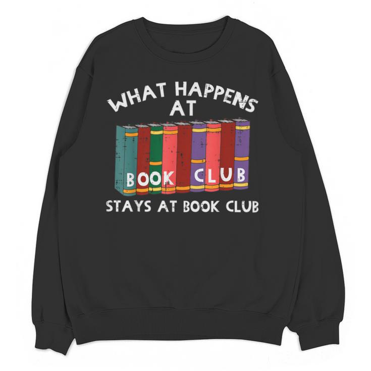 Book Club Read Reading Librarian Men Women Kids Unisex Sweatshirt