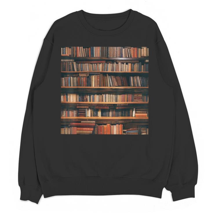 Book Book Shelves Library Unisex Sweatshirt