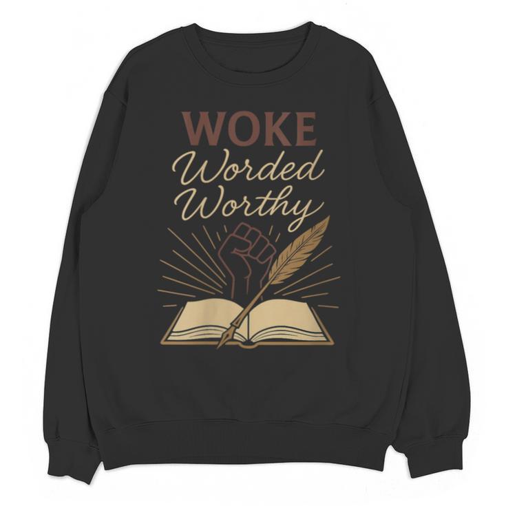 And Booked Afro Literary Pride Book Club Culture Unisex Sweatshirt