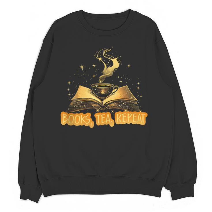 Books Tea Repeat Unisex Sweatshirt