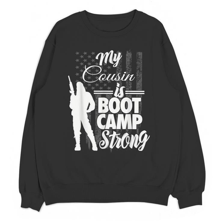 Boot Camp Graduation Military Cousin Support Tee Unisex Sweatshirt