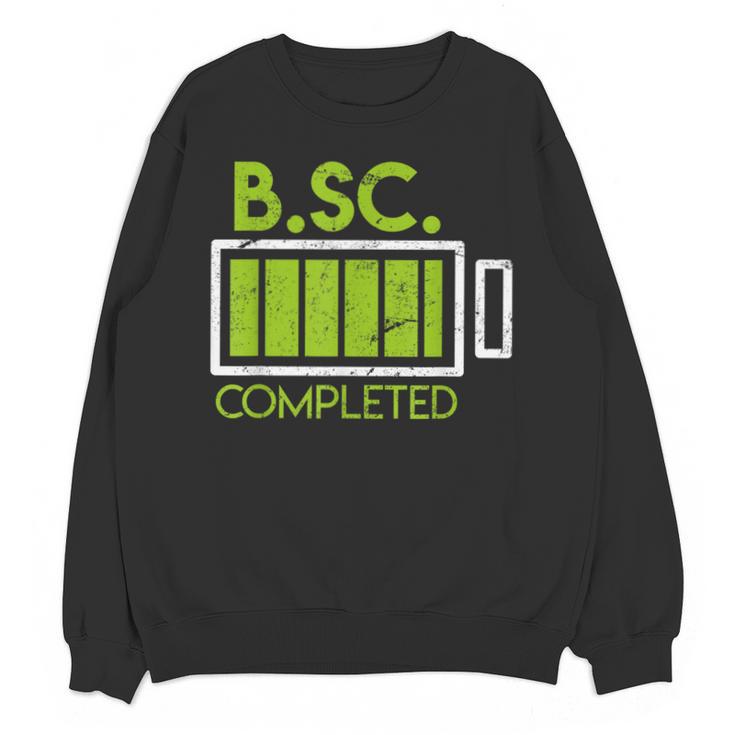 Bsc Completed Bachelor Of Science Graduation 2025 Unisex Sweatshirt