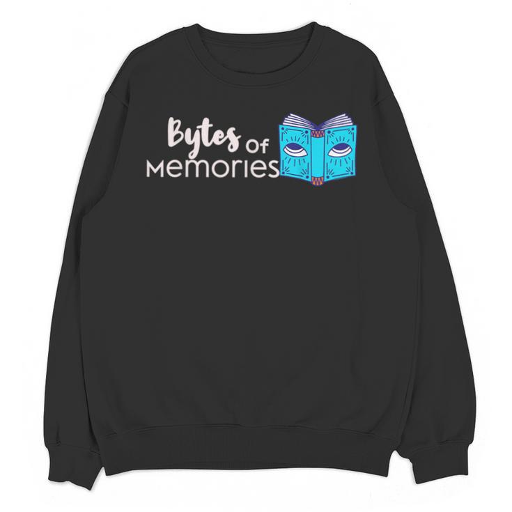Bytes Of Memories Digital Nostalgia Concept Line Unisex Sweatshirt