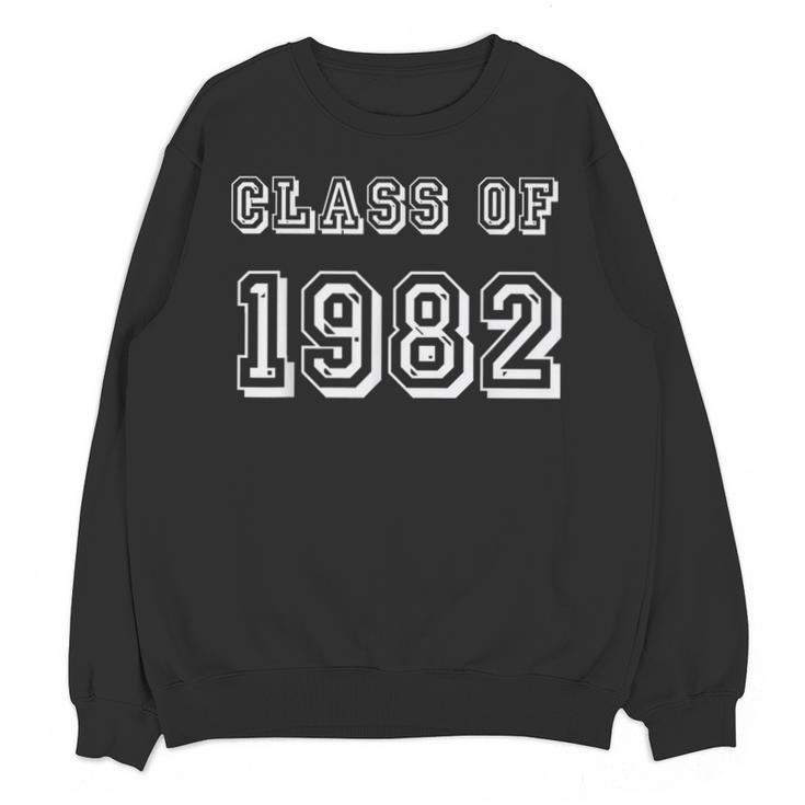 Class Of 1982 82 School Reunion Graduation Party Unisex Sweatshirt