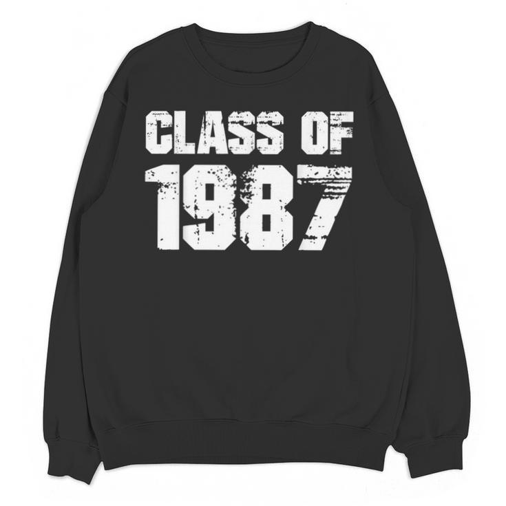 Class Of 1987 High School College Graduation Reunion Unisex Sweatshirt
