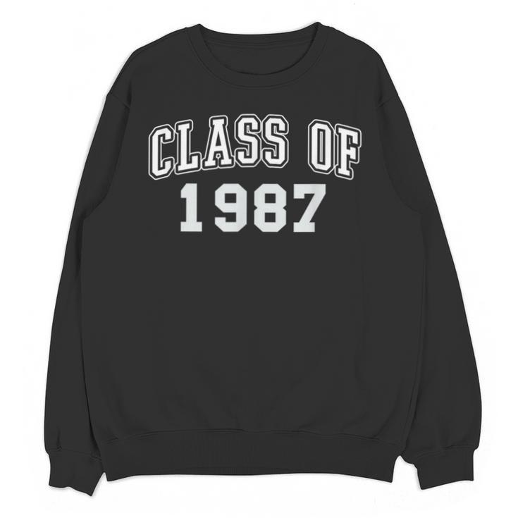 Class Of 1987 Vintage Graduation College High School Reunion Unisex Sweatshirt