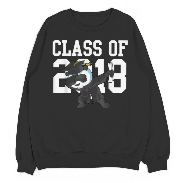 Class Of 2018 Graduation Dabbing Panda Bear Unisex Sweatshirt