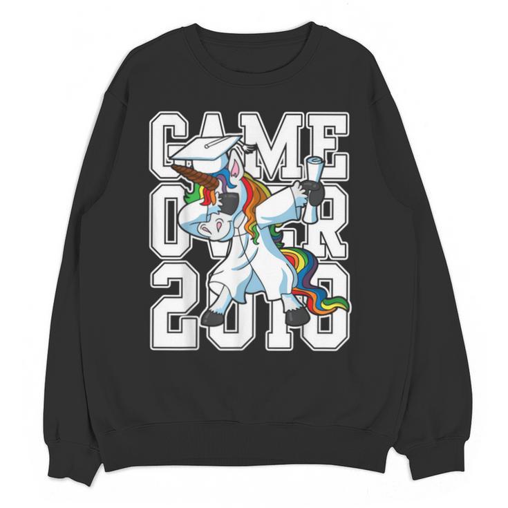 Class Of 2018 Graduation Dabbing Unicorn Shirt Unisex Sweatshirt