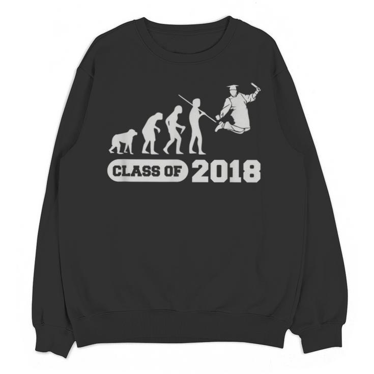 Class Of 2018 Graduation Evolution Unisex Sweatshirt