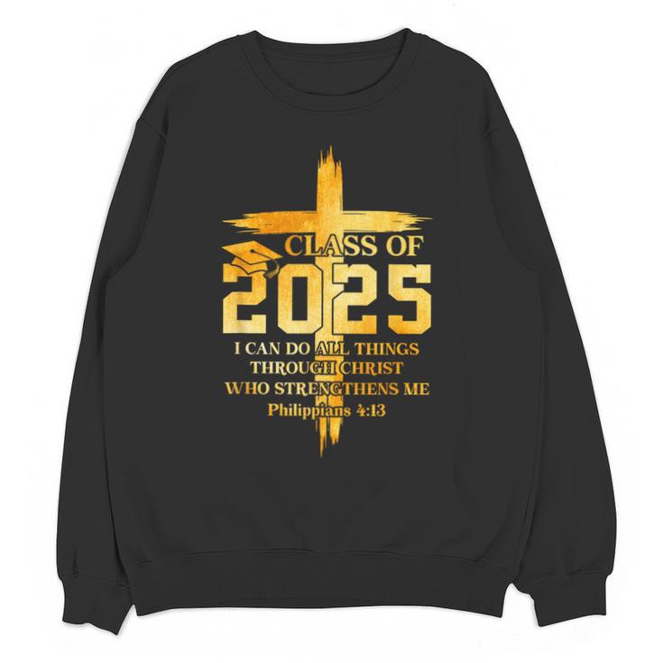 Class Of 2025 Christian Graduation Senior Graduate Men Women Unisex Sweatshirt
