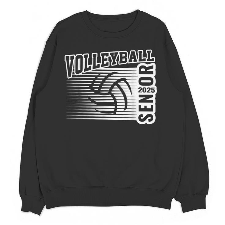 Class Of 2025 Volleyball Senior Class 25 Graduation Unisex Sweatshirt