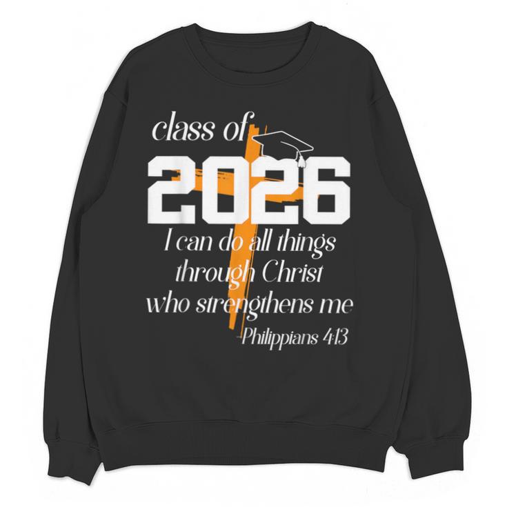Class Of 2026 Christian Graduation Senior Graduate Unisex Sweatshirt