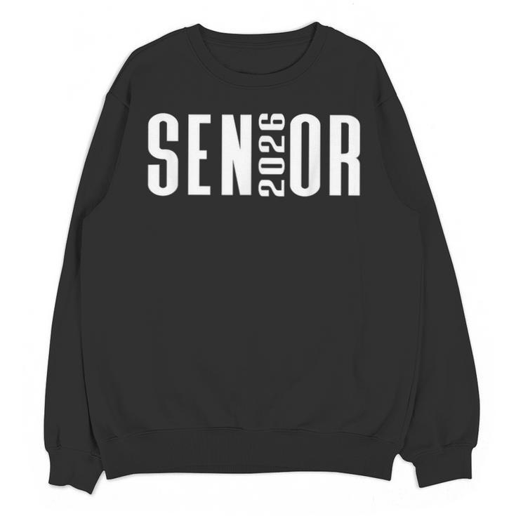 Class Of 2026 Senior Themed Graphic Art Graduation Unisex Sweatshirt