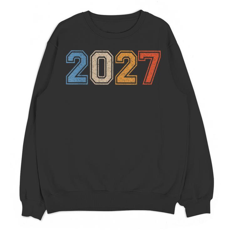 Class Of 2027 Graduate Shirts For Men Women Graduation Retro Unisex Sweatshirt