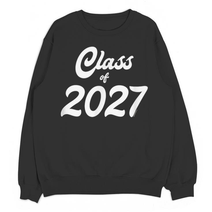 Class Of 2027 Graduation School Spirit Her Senior Class Unisex Sweatshirt