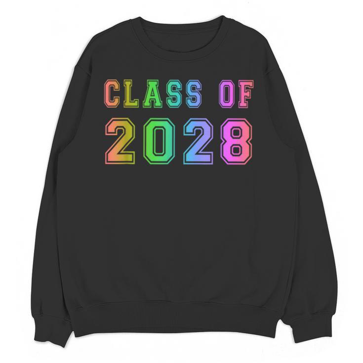 Class Of 2028 High School Graduation Date Graduate T Shirt Unisex Sweatshirt