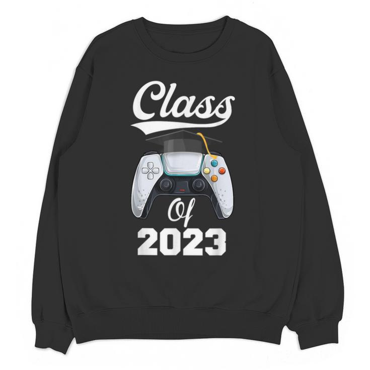Class Of Gamer 2023 Shirt Graduation Game Boy Graduate Unisex Sweatshirt