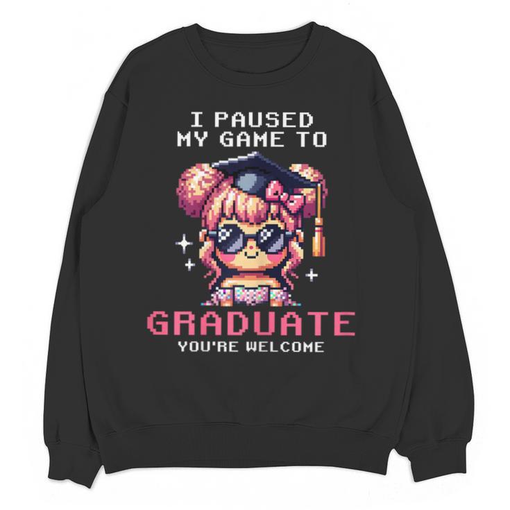 Classic I'm From The 1900s Retro Games Graduating Girl Unisex Sweatshirt