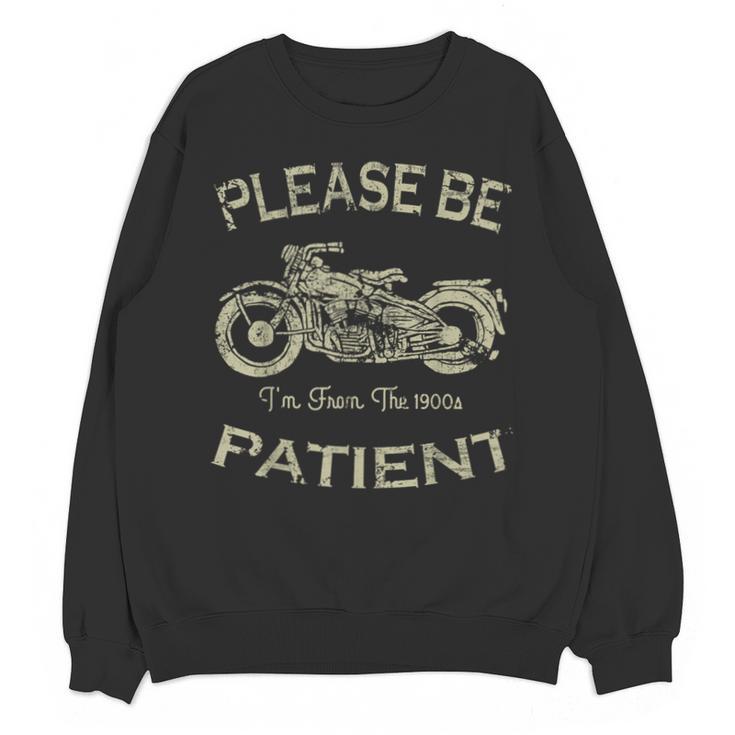 Classic Old Biker I'm From The 1900s Humorous Birthday Unisex Sweatshirt