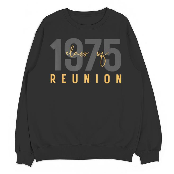 Classic Retro Vintage Class Of 1975 Reunion 50th Graduation Unisex Sweatshirt