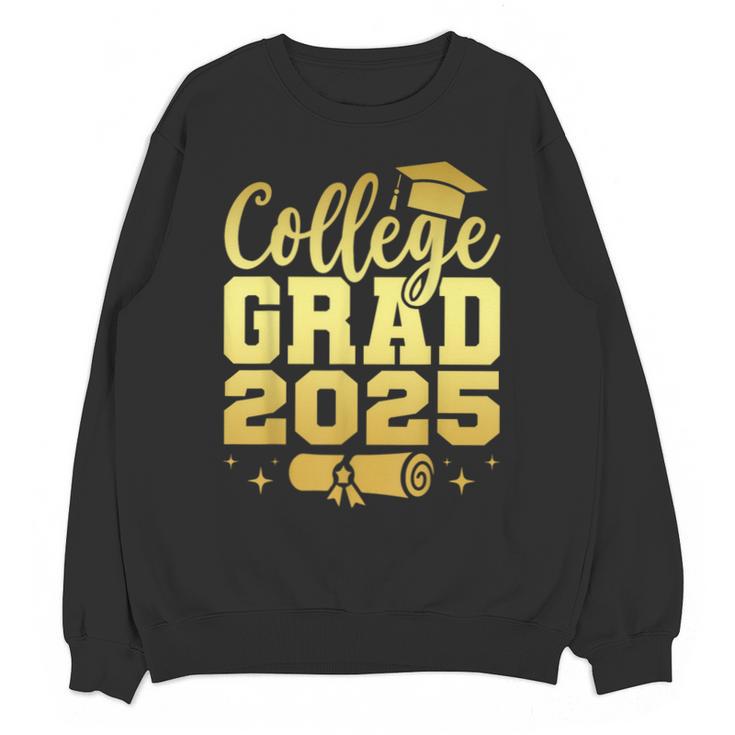 College Grad Class Of 2025 Senior Graduate Graduation Unisex Sweatshirt