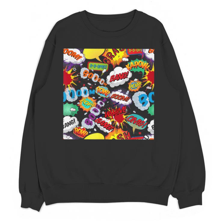 Comic Book Pop Art Modern Fun Unisex Sweatshirt