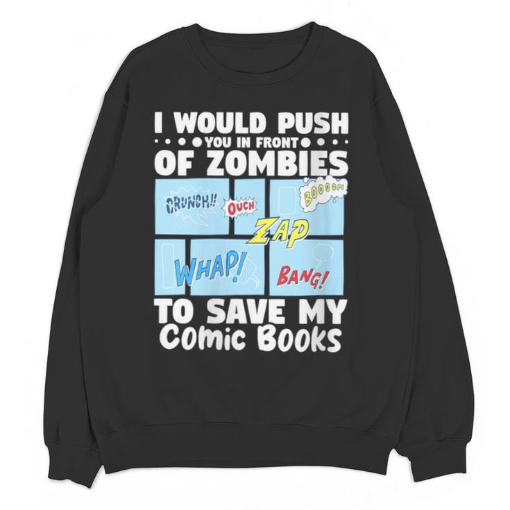 Comics Collecting Book Collector Guide Comics Lover Unisex Sweatshirt