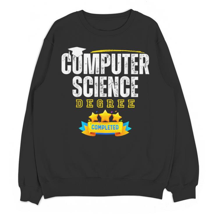 Computer Science Degree Graduation Senior Celebration Grad Unisex Sweatshirt