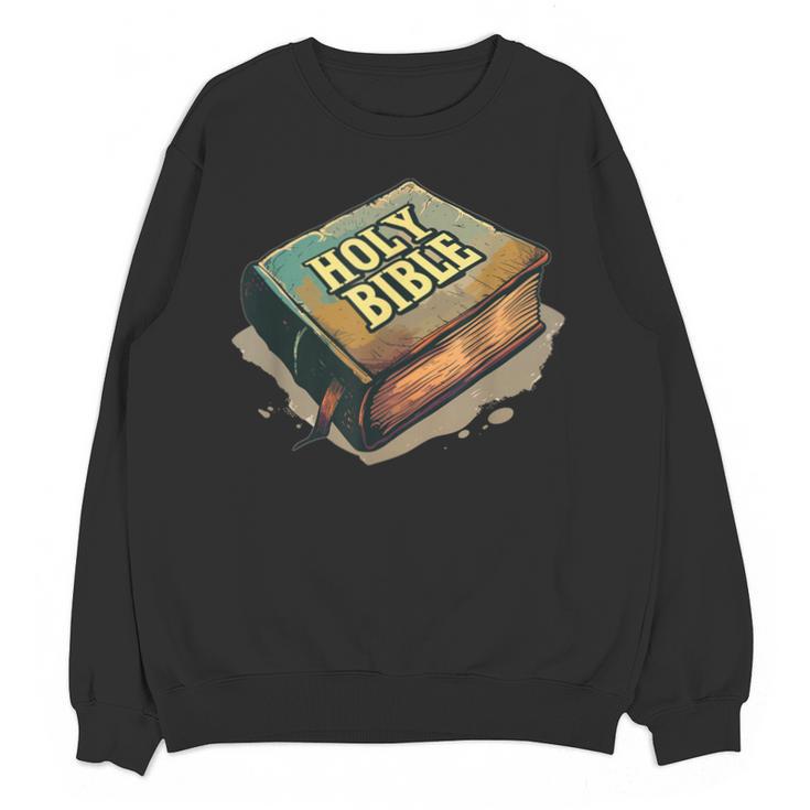 Cool Holy Bible Book Costume For Man And Woman Unisex Sweatshirt
