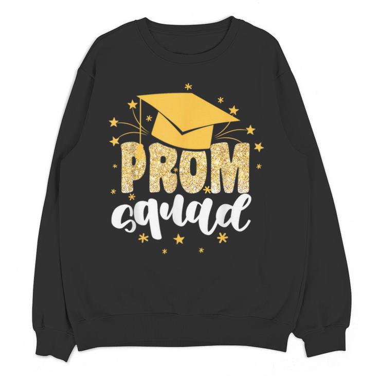 Cool Prom Squad 2025 Prom Graduation Party Matching 2025 Unisex Sweatshirt