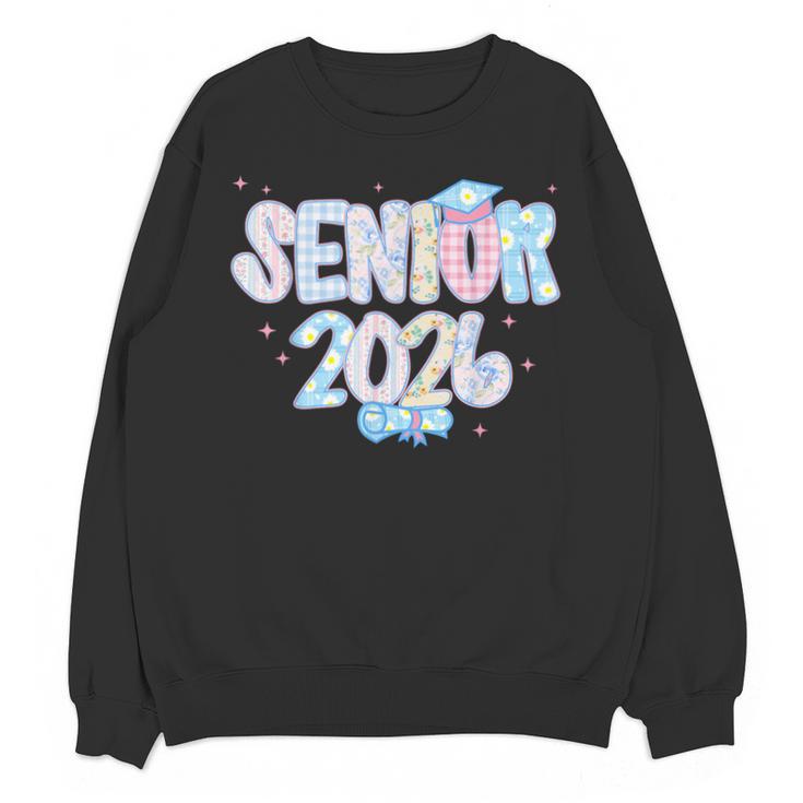 Coquette Senior-Class Of 2026 Preppy Graduation Graduate Unisex Sweatshirt