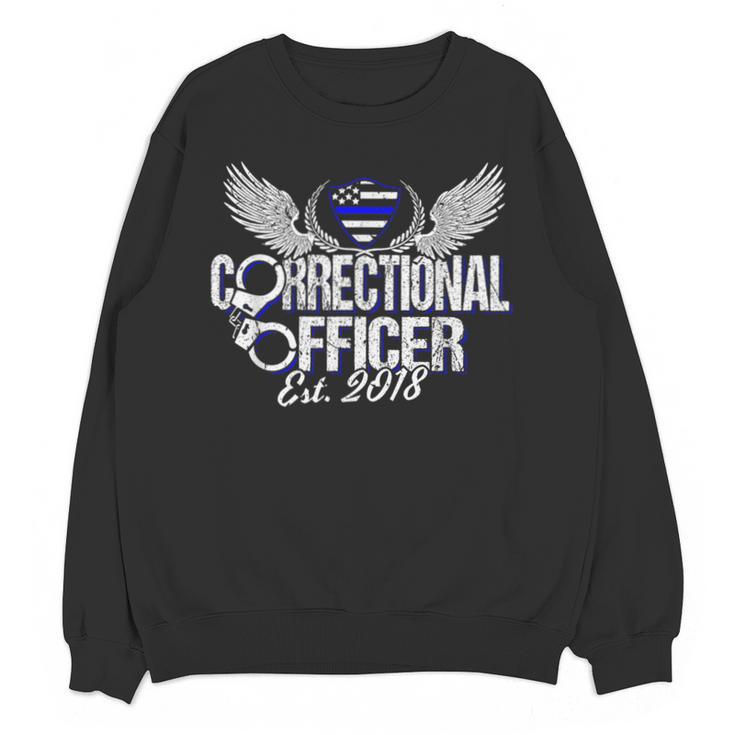 Corrections Officer 2018 Graduation Silver Line T-Shirt Unisex Sweatshirt