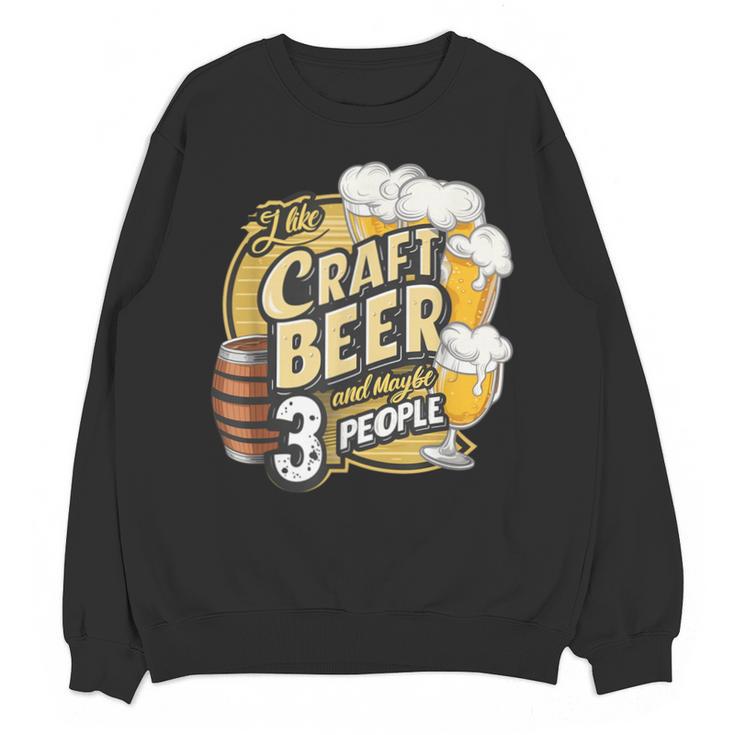 Craft Beer Lover Introverted & Hoppy Unisex Sweatshirt