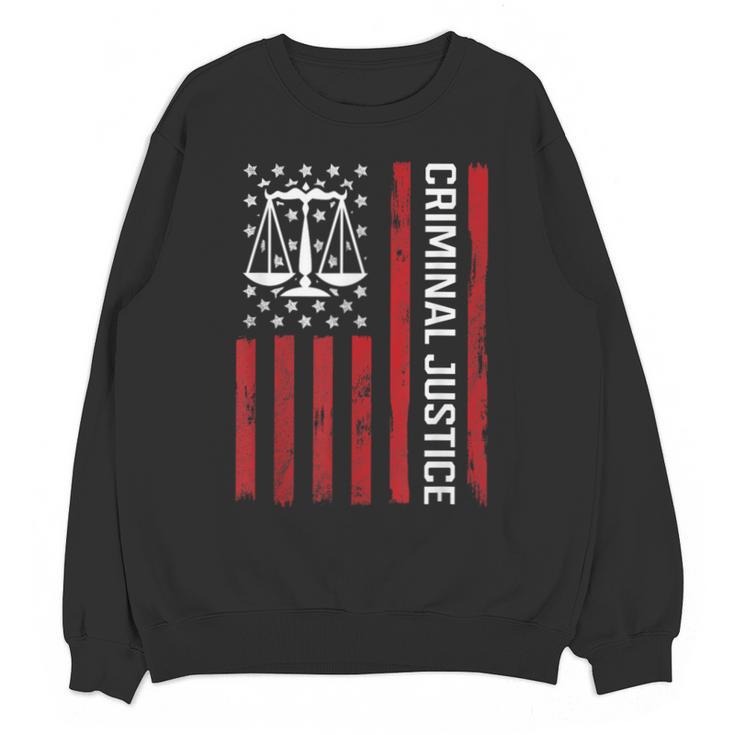 Criminal Justice Major College Student Graduate Graduation Unisex Sweatshirt