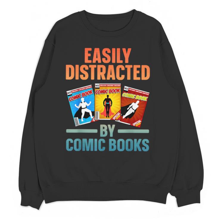 Cute Comic Book For Men Women Comic Book Collector Unisex Sweatshirt