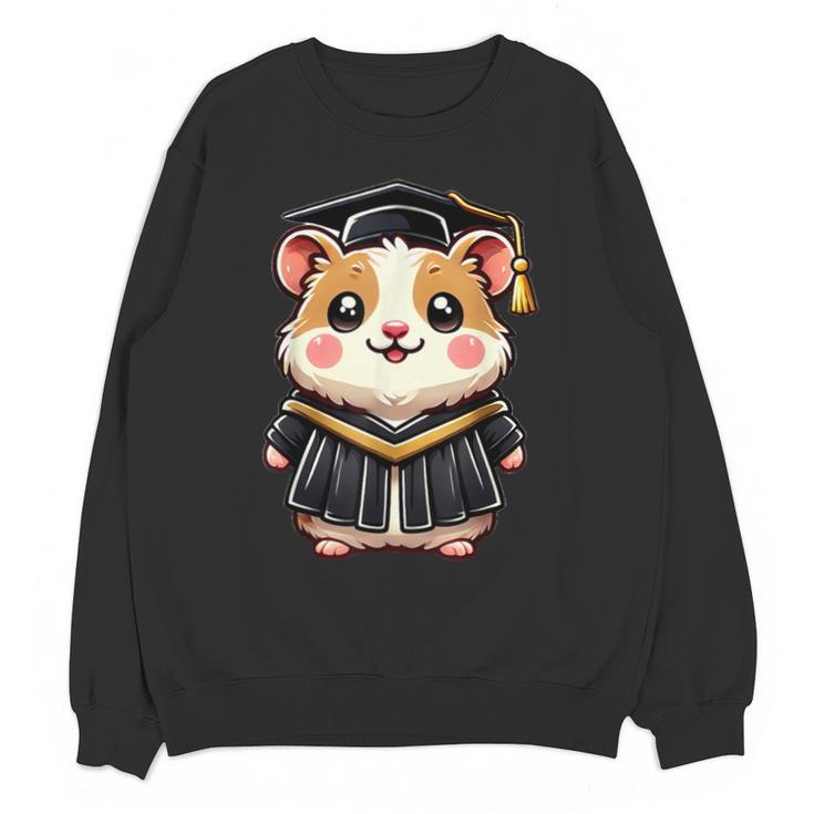 Cute Hamster Graduation Unisex Sweatshirt