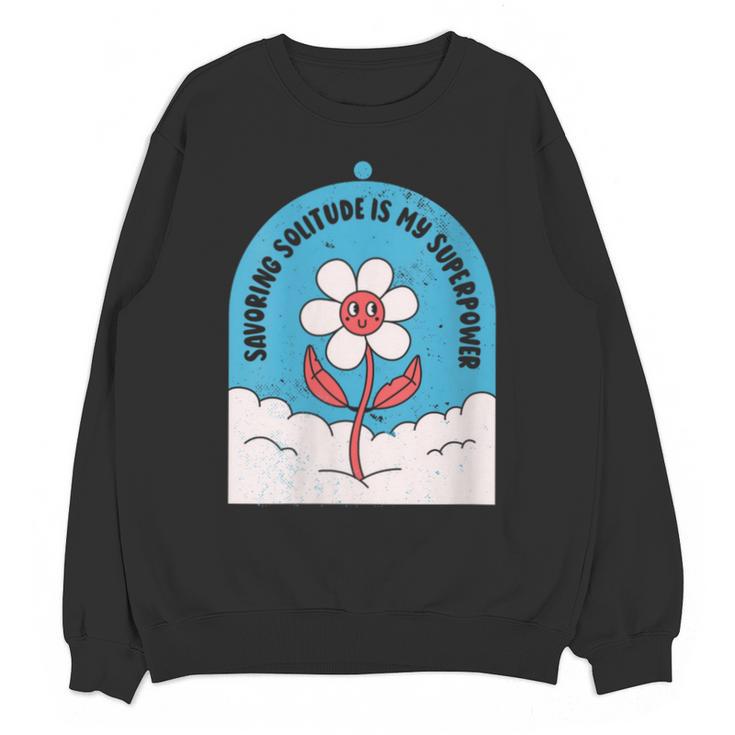 Cute Introvert Shy Teen Anti-Social Inner Strength Unisex Sweatshirt