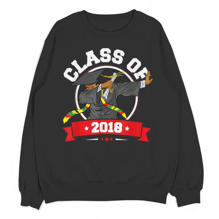 Dabbing Graduation Class Of 2018 TShirt History Month Unisex Sweatshirt