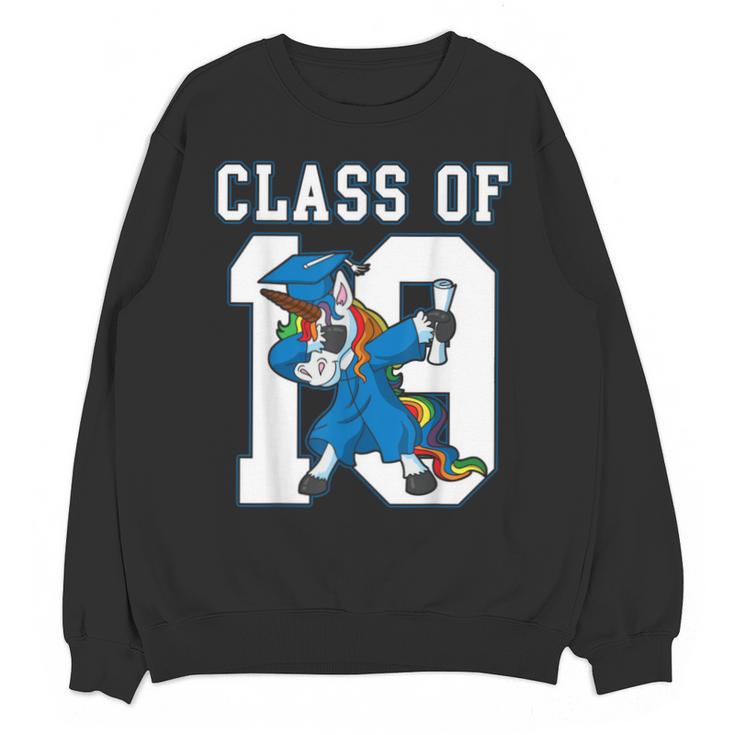 Dabbing Graduation Class Of 2019 Unicorn Shirt Unisex Sweatshirt